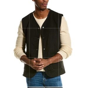 American Stitch Sherpa Quilted Vest NWT